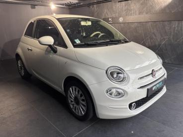 SPOTICAR Fiat 500 1.0 70ch Bsg S&s Pop Occasion - Citadine Hybride Bossa Nova White Pastel - Levallois Perret - 1203742479_3