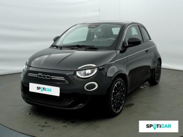SPOTICAR Fiat 500 E 118ch La Prima My23 Occasion - Citadine Electrique Onyx Black Pastel - La Ravoire - 1203745370_1