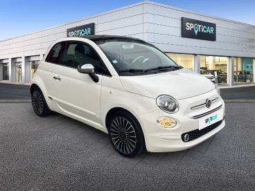 SPOTICAR Fiat 500 1.2 69 Ch Club Occasion - Citadine Essence Blanc - Chavelot - 1203746020_3