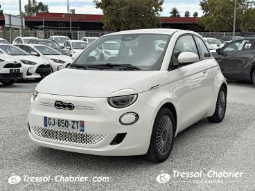 SPOTICAR Fiat 500 Berline My22 Icone Berline 42 Kwh Occasion - Citadine Electrique Blanc Sempione - Perpignan - 1203748932_1