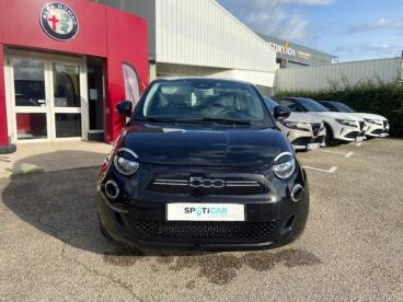 SPOTICAR Fiat 500 E 118ch Icone Occasion - Citadine Electrique Onyx Black Pastel - Arles Cedex - 1203752593_2