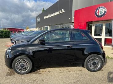 SPOTICAR Fiat 500 E 118ch Icone Occasion - Citadine Electrique Onyx Black Pastel - Arles Cedex - 1203752593_3