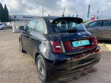 SPOTICAR Fiat 500 E 118ch Icone Occasion - Citadine Electrique Onyx Black Pastel - Arles Cedex - 1203752593_4