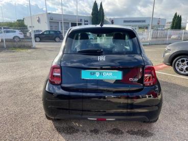 SPOTICAR Fiat 500 E 118ch Icone Occasion - Citadine Electrique Onyx Black Pastel - Arles Cedex - 1203752593_5