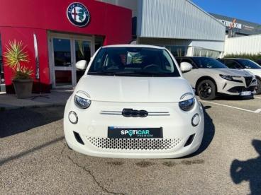 SPOTICAR Fiat 500 E 118ch Icone Occasion - Citadine Electrique Blanc - Arles Cedex - 1203752594_2