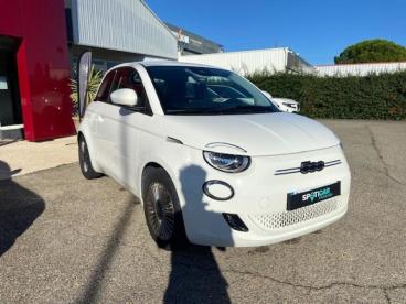 SPOTICAR Fiat 500 E 118ch Icone Occasion - Citadine Electrique Blanc - Arles Cedex - 1203752594_3
