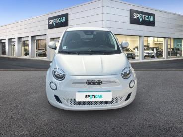 SPOTICAR Fiat 500 E 95ch Pack Confort My23 Occasion - Citadine Electrique Blanc - Ales - 1203755106_2