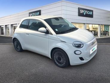SPOTICAR Fiat 500 E 95ch Pack Confort My23 Occasion - Citadine Electrique Blanc - Ales - 1203755106_3