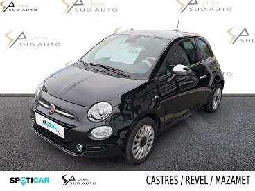SPOTICAR Fiat 500 1.0 70 Ch Hybride Bsg S/s Occasion - Citadine Essence Noir - Castres - 1203758002_1