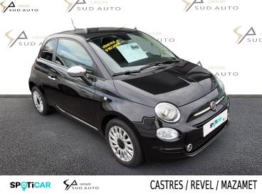 SPOTICAR Fiat 500 1.0 70 Ch Hybride Bsg S/s Occasion - Citadine Essence Noir - Castres - 1203758002_3