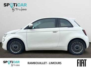 SPOTICAR Fiat 500 E 118 Ch Icone Occasion - Citadine Electrique Blanc - Rambouillet - 1203761572_2