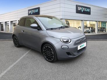 SPOTICAR Fiat 500 E 118ch Icone Plus Occasion - Citadine Electrique Mineral Grey Métal - Reims - 1203762399_3