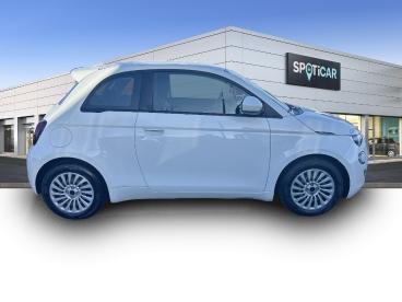 SPOTICAR Fiat 500 E 95ch Action Occasion - Citadine Electrique Blanc - Bieville Beuville - 1203762639_4