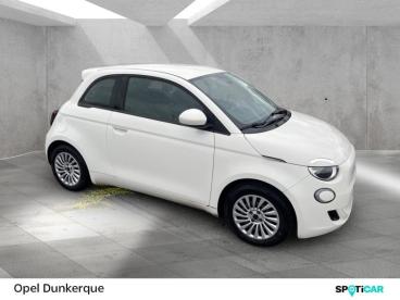 SPOTICAR Fiat 500 E 95ch Action Occasion - Citadine Electrique Blanc - Dunkerque - 1203763382_2