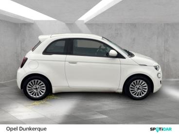 SPOTICAR Fiat 500 E 95ch Action Occasion - Citadine Electrique Blanc - Dunkerque - 1203763382_5