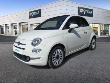 SPOTICAR Fiat 500 1.2 8v 69ch Eco Pack Star 109g Occasion - Citadine Essence Bossa Nova White Pastel - Beziers - 1203767596_1