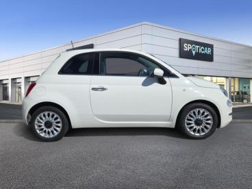 SPOTICAR Fiat 500 1.2 8v 69ch Eco Pack Star 109g Occasion - Citadine Essence Bossa Nova White Pastel - Beziers - 1203767596_4