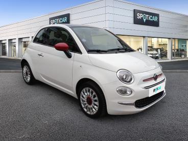 SPOTICAR Fiat 500 1.0 70ch Bsg S&s (red) Occasion - Citadine Hybride Bossa Nova White Pastel - Annecy - 1203770586_3