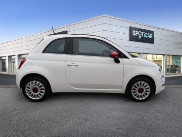 SPOTICAR Fiat 500 1.0 70ch Bsg S&s (red) Occasion - Citadine Hybride Bossa Nova White Pastel - Annecy - 1203770586_4