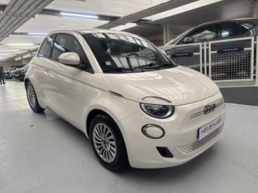 SPOTICAR Fiat 500 E 95ch Action Plus Occasion - Citadine Electrique Blanc - Levallois Perret - 1203771919_1