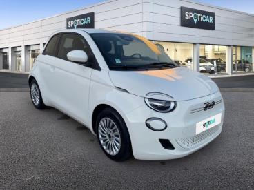 SPOTICAR Fiat 500 E 95ch Action Plus Occasion - Citadine Electrique Blanc Sempio - Nimes Cedex 9 - 1203783526_3