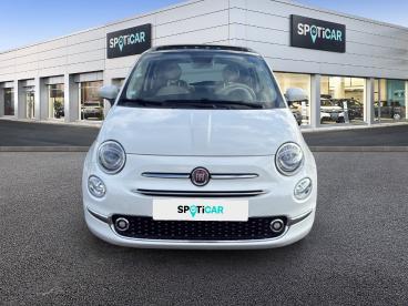 SPOTICAR Fiat 500 1.2 8v 69ch Lounge Occasion - Citadine Essence Bossa Nova White Pastel - Longueau - 1203785057_2