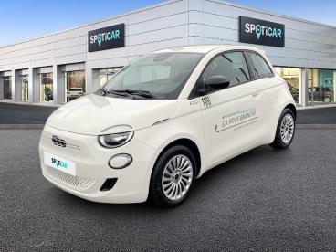SPOTICAR Fiat 500 E 95ch (red) My25 Occasion - Citadine Electrique Ice White Pastel - Charleville Mezieres - 1203790497_1