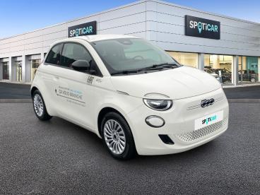 SPOTICAR Fiat 500 E 95ch (red) My25 Occasion - Citadine Electrique Ice White Pastel - Charleville Mezieres - 1203790497_3