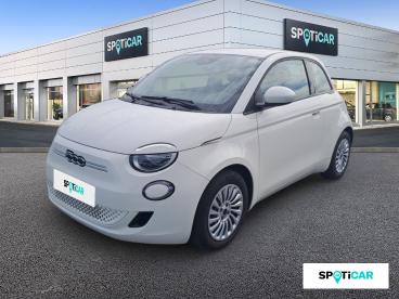 SPOTICAR Fiat 500 E 95ch Action Occasion - Citadine Electrique Blanc - Mouilleron Le Captif - 1203792707_1