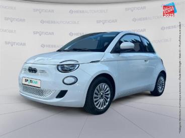 SPOTICAR Fiat 500 E 95ch Action Occasion - Citadine Electrique Blanc - Franois - 1203794754_1