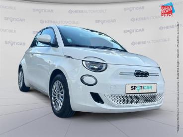 SPOTICAR Fiat 500 E 95ch Action Occasion - Citadine Electrique Blanc - Franois - 1203794754_3
