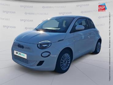 SPOTICAR Fiat 500 E 95ch Action Occasion - Citadine Electrique Blanc - Reims - 1203796648_1