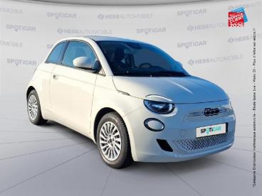 SPOTICAR Fiat 500 E 95ch Action Occasion - Citadine Electrique Blanc - Reims - 1203796648_3