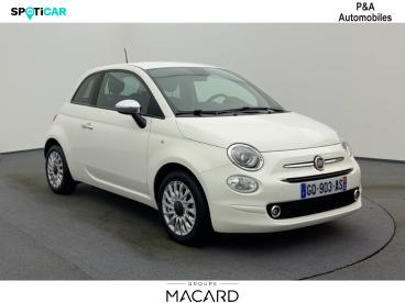 SPOTICAR Fiat 500 1.0 70ch Bsg S&s Occasion - Citadine Hybride Blanc - Montauban - 1203796753_4