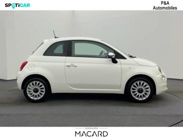 SPOTICAR Fiat 500 1.0 70ch Bsg S&s Occasion - Citadine Hybride Blanc - Montauban - 1203796753_5