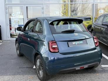 SPOTICAR Fiat 500 E 118ch Icone Occasion - Citadine Electrique Ocean Green Métal - Vert Saint Denis - 1203799047_3