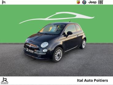 SPOTICAR Fiat 500 1.2 8v 69ch Lounge Occasion - Citadine Essence Coloris Métal Crossover Black - Poitiers - 1203799525_1