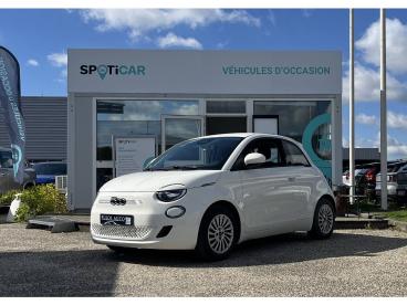 SPOTICAR Fiat 500 E 95 Ch Action Occasion - Citadine Electrique Blanc - Boe - 1203802946_1
