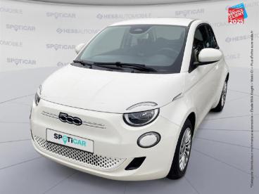 SPOTICAR Fiat 500 E 95ch Action Occasion - Citadine Electrique Blanc - Bischheim - 1203803506_1
