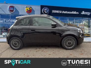 SPOTICAR Fiat 500 E 118ch Icone Occasion - Citadine Electrique Onyx Black Pastel - Bourgoin-jallieu - 1203806948_4