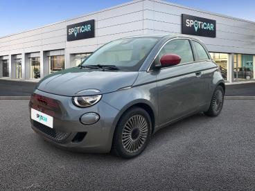SPOTICAR Fiat 500 E 95 Ch (red) Occasion - Citadine Electrique Gris Fonce - Saint-etienne - 1203807911_1