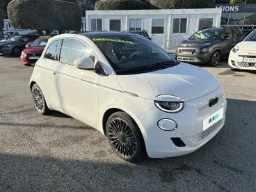 SPOTICAR Fiat 500 E 95 Ch La Prima Occasion - Citadine Electrique Blanc - Le Cannet - 1203809063_3