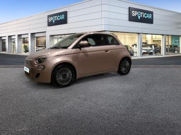 SPOTICAR Fiat 500 E 95 Ch Icone Occasion - Citadine Electrique Rose - Cesson Sevigne - 1203811186_1
