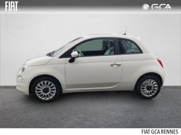 SPOTICAR Fiat 500 1.0 70ch Bsg S&s Lounge Occasion - Citadine Hybride Bossa Nova White Pastel - Cesson-sevigne - 1203812911_3