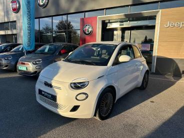 SPOTICAR Fiat 500 E 118 Ch Icone Occasion - Citadine Electrique Blanc - Gap - 1203815002_1
