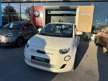 SPOTICAR Fiat 500 E 118 Ch Icone Occasion - Citadine Electrique Blanc - Gap - 1203815002_2