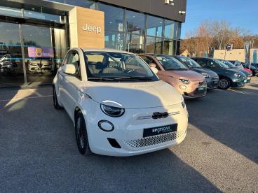SPOTICAR Fiat 500 E 118 Ch Icone Occasion - Citadine Electrique Blanc - Gap - 1203815002_3