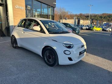 SPOTICAR Fiat 500 E 118 Ch Icone Occasion - Citadine Electrique Blanc - Gap - 1203815002_4