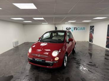SPOTICAR Fiat 500 1.2 8v 69 Ch Lounge Occasion - Citadine Essence Rouge - Mareuil Les Meaux - 1203818372_1