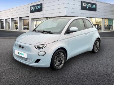 SPOTICAR Fiat 500 E 118ch Icone Occasion - Citadine Electrique Celestial Blue Tri-couche - Sarlat La Caneda - 1203822362_1